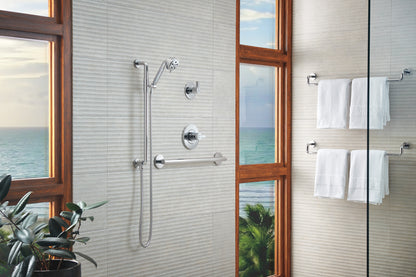 Brizo 24" Linear Round Grab Bar lifestyle