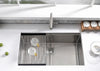 32" Workstation Under Mount Single Bowl Kitchen Sink In 16 Gague - UNS3000P