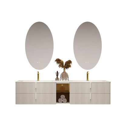 Cresta Double Sink Bathroom Vanity by Godi