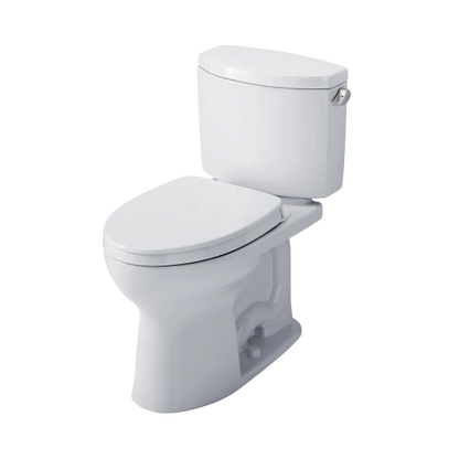 Toto Drake® II Two-Piece Toilet 1.28 GPF - Elongated front bowl