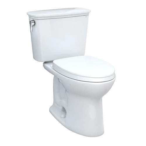 Toto Drake® Transitional Two-piece Toilet, 1.28 GPF, Elongated Bowl - Universal Height - 10" Rough-In