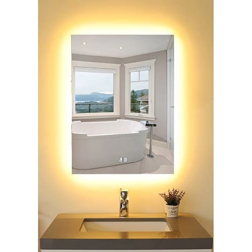 Kodaen Halo Back-lit Bathroom LED Mirror With Bluetooth - Golzar Home