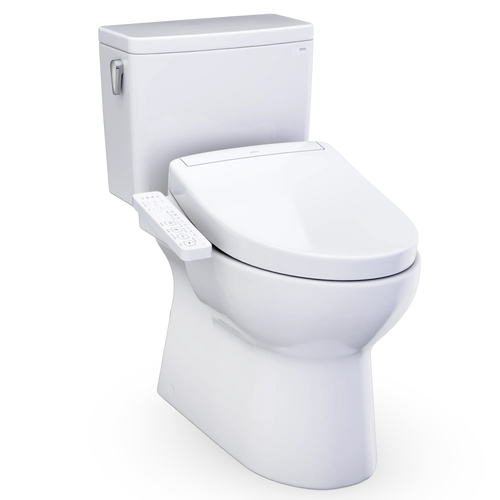 Toto Glaston™ WASHLET®+ Two-Piece Toilet - 1.28 GPF