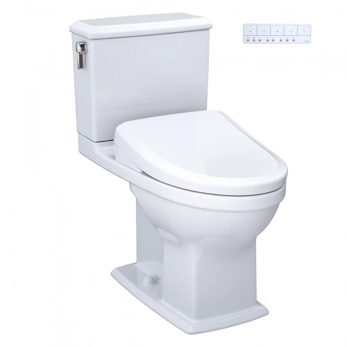 Toto Connelly - WASHLET®+ S7A Two-Piece Toilet - 1.28 GPF & 0.9 GPF