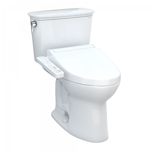 Toto Drake® Transitional WASHLET®+ C2 Two-Piece Toilet - 1.28 GPF - Universal Height
