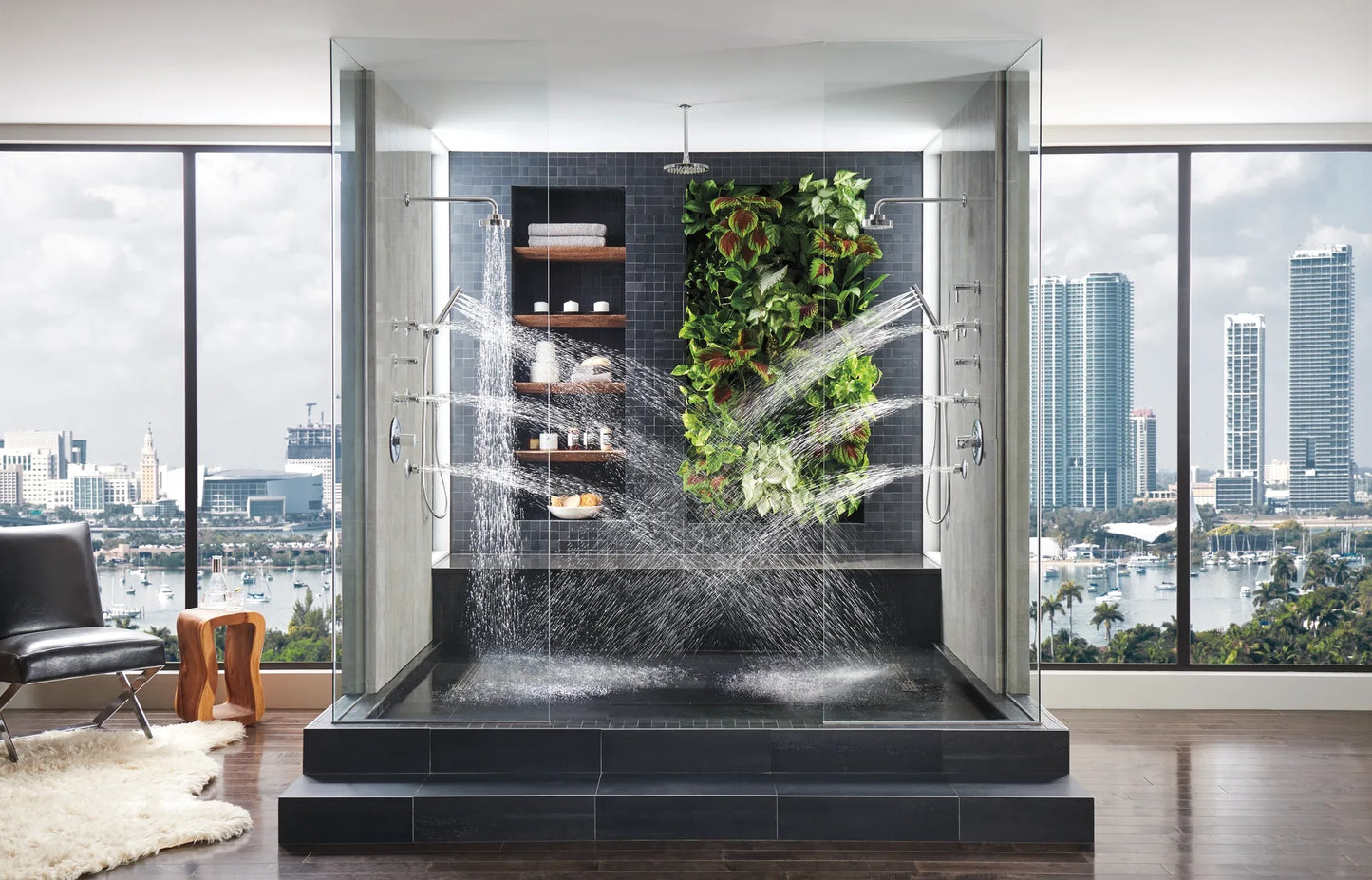 Jason Wu for Brizo Wall-Mount Hand Shower lifestyle