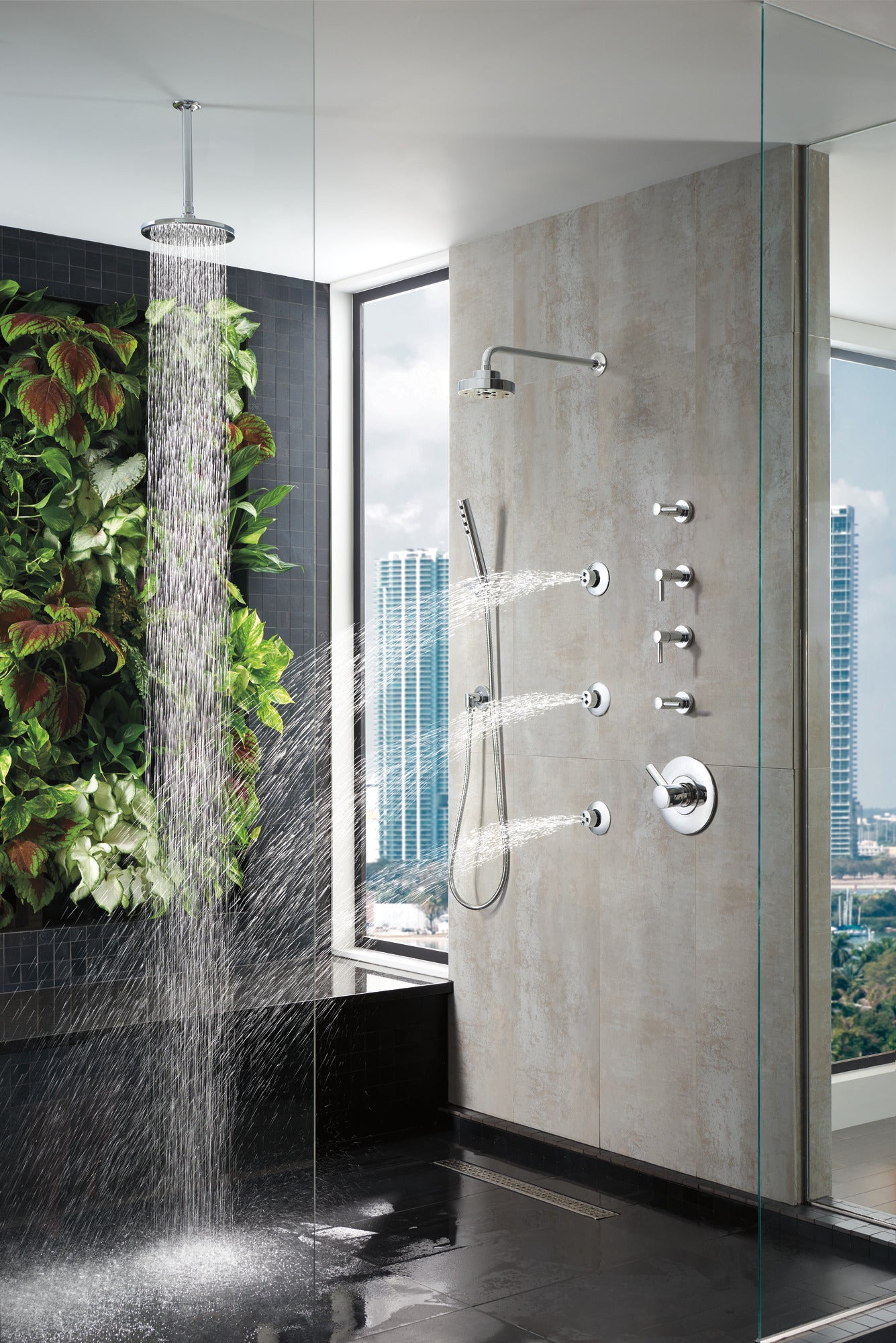 Odin Sensori Volume Control Trim with Lever Handle lifestyle