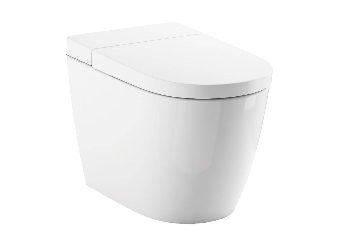 Roca In-Wash® Ona - Floor-standing smart toilet with Roca Rimless®
