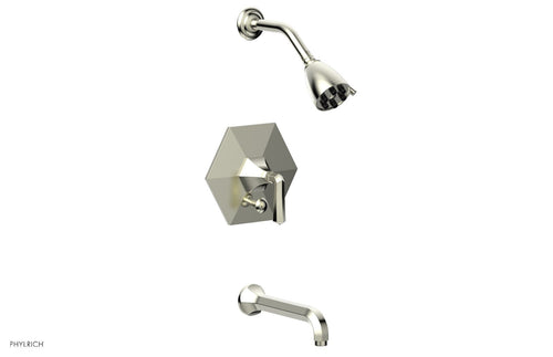 Phylrich LE VERRE & LA CROSSE Pressure Balance Tub and Shower Set - Lever Handle PB2170