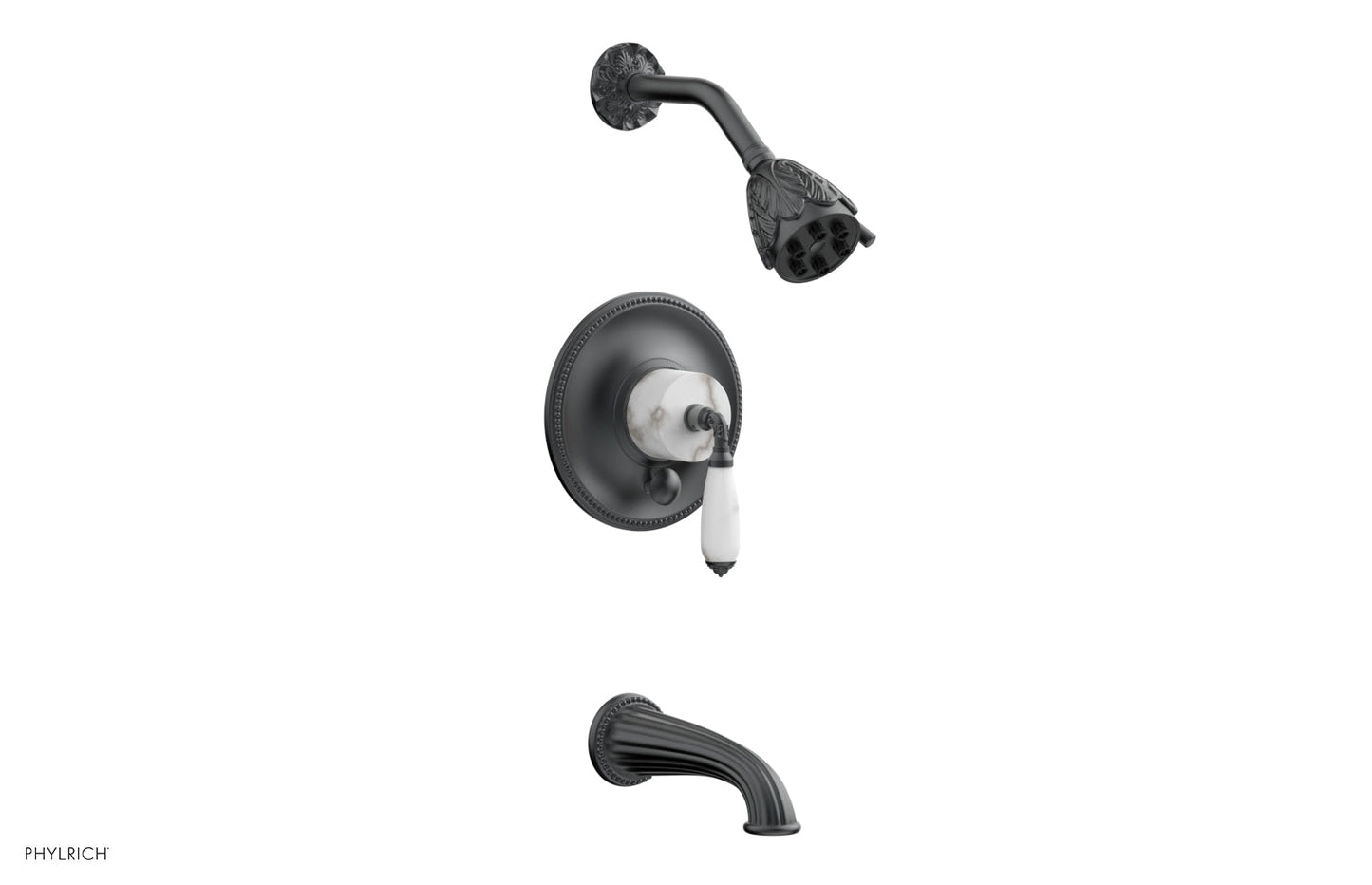 Phylrich VALENCIA Pressure Balance Tub and Shower Set PB2338B