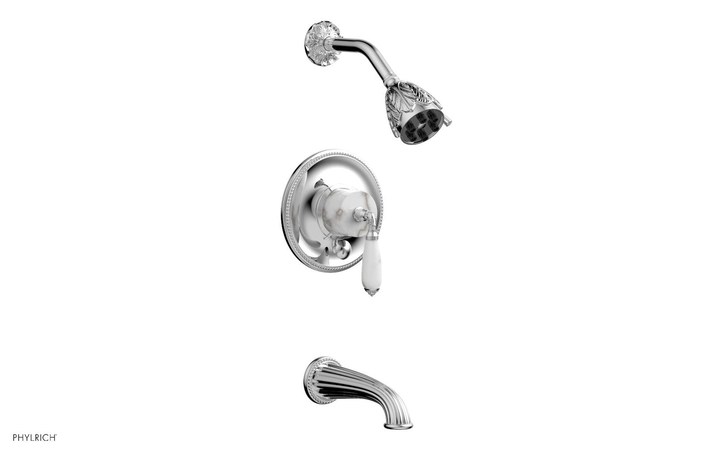 Phylrich VALENCIA Pressure Balance Tub and Shower Set PB2338B