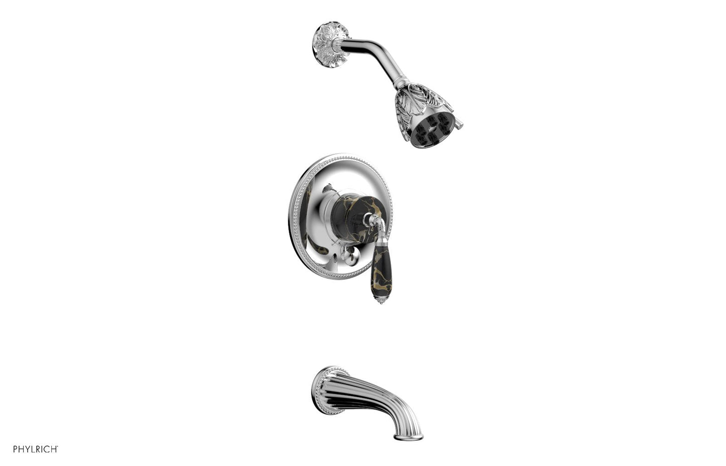 Phylrich VALENCIA Pressure Balance Tub and Shower Set PB2338C