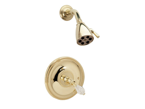 Phylrich REGENT CUT CRYSTAL Pressure Balance Shower Set PB3181