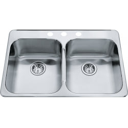 KINDRED Steel Queen Drop In Sink -  QDL2031-7-3