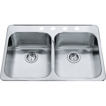 KINDRED Steel Queen Drop In Sink -  QDL2031-7-3