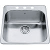KINDRED Steel Queen Drop In Sink -  QSL2020-7-3