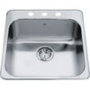 Kindred Steel Queen Drop In Sink - QSL2020-8-3
