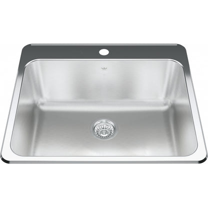 KINDRED Steel Queen Drop In Sink QSLA2225-10-3