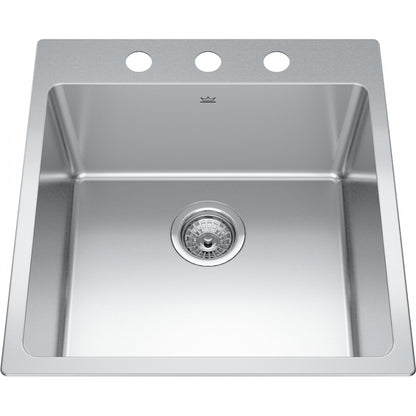 KINDRED Brookmore Drop In Sink -  BSL2120-9-3