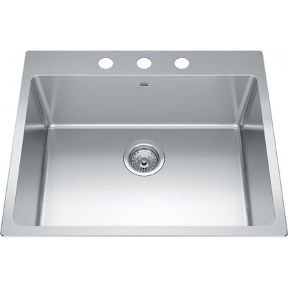 KINDRED Brookmore Drop In Sink -  BSL2225-9-3