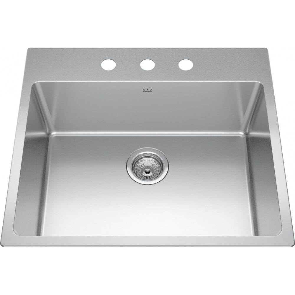 KINDRED Brookmore Drop In Sink -  BSL2225-9-3
