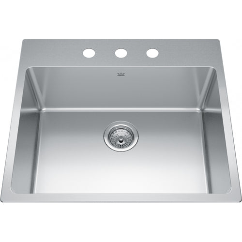 KINDRED Brookmore Drop In Sink -  BSL2225-9-3
