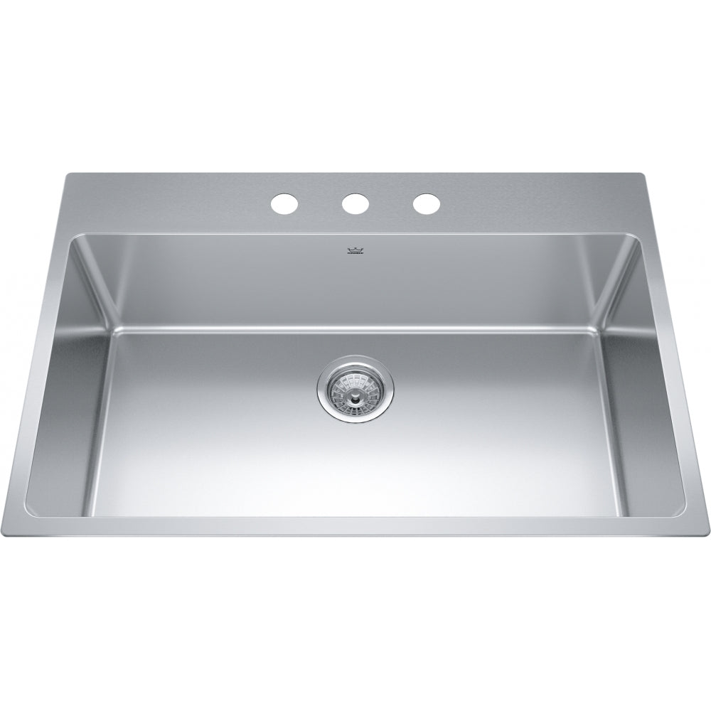 KINDRED Brookmore Drop In Sink -  BSL2233-9-1OW