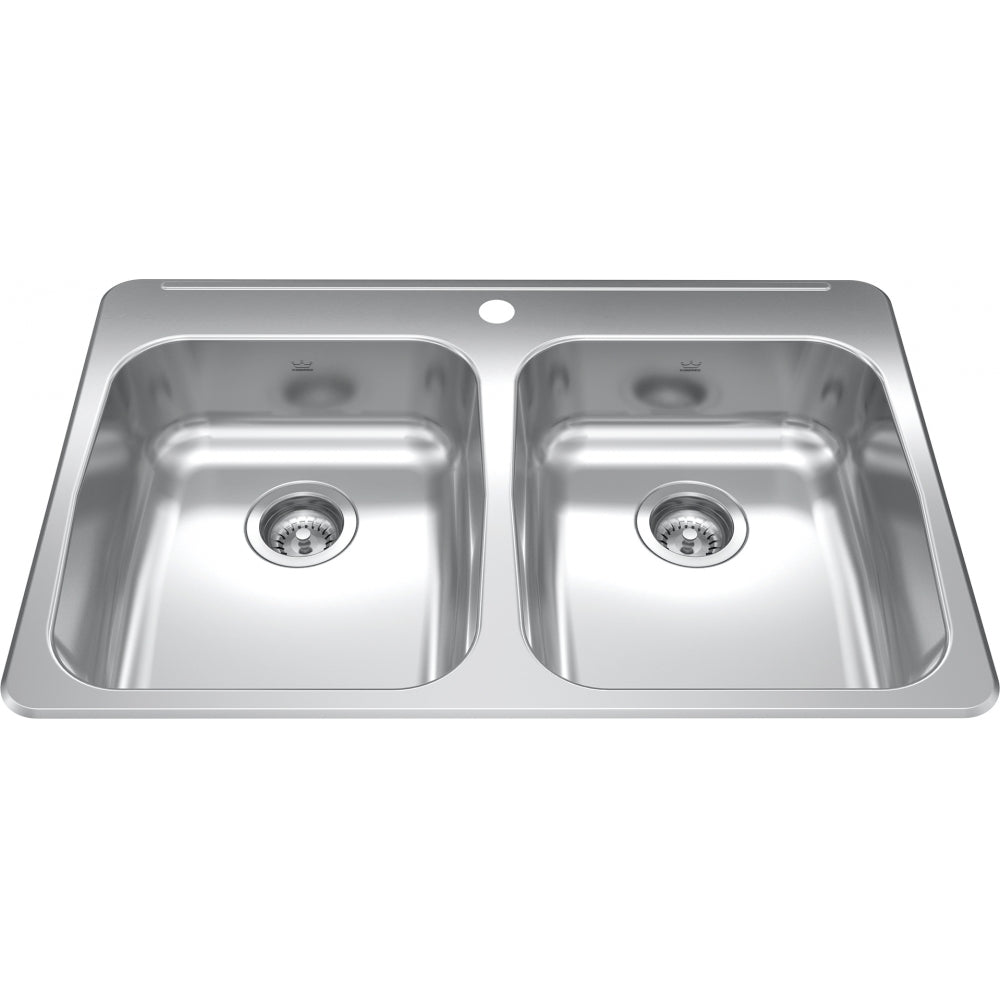 KINDRED Reginox Drop In Sink -  RDLA3322-55-1