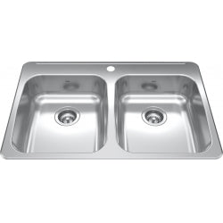 KINDRED Reginox Drop In Sink -  RDLA3322-55-1