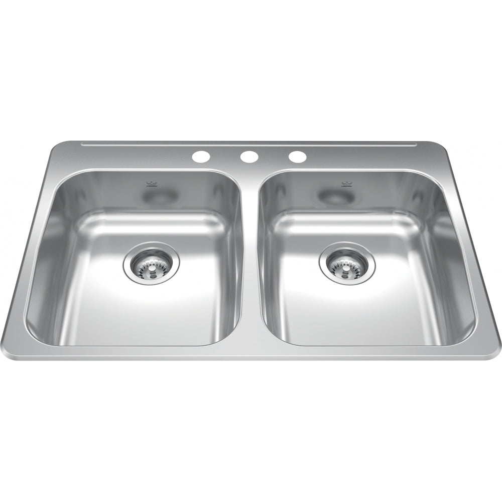 KINDRED Reginox Drop In Sink -  RDLA3322-55-1