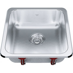 KINDRED Steel Queen Drop In Sink -  QSA1616-6
