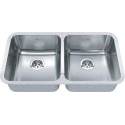 KINDRED Steel Queen Undermount Sink QDUA1831-8