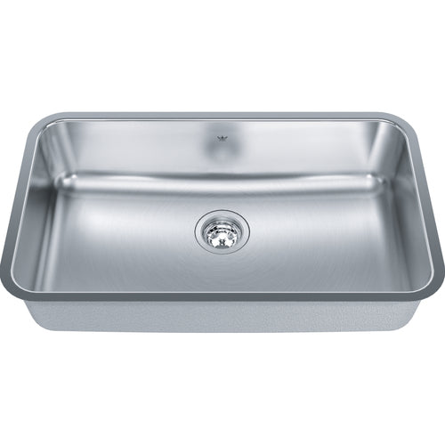 KINDRED Steel Queen Undermount Sink QSUA1831-8
