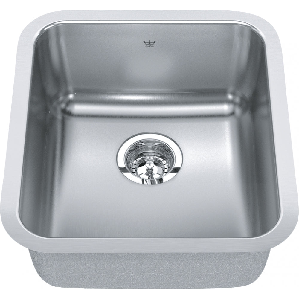 KINDRED Steel Queen Undermount Sink QSUA1917-8