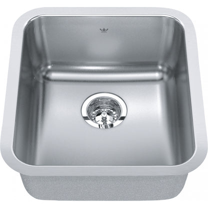 KINDRED Steel Queen Undermount Sink QSUA1917-8