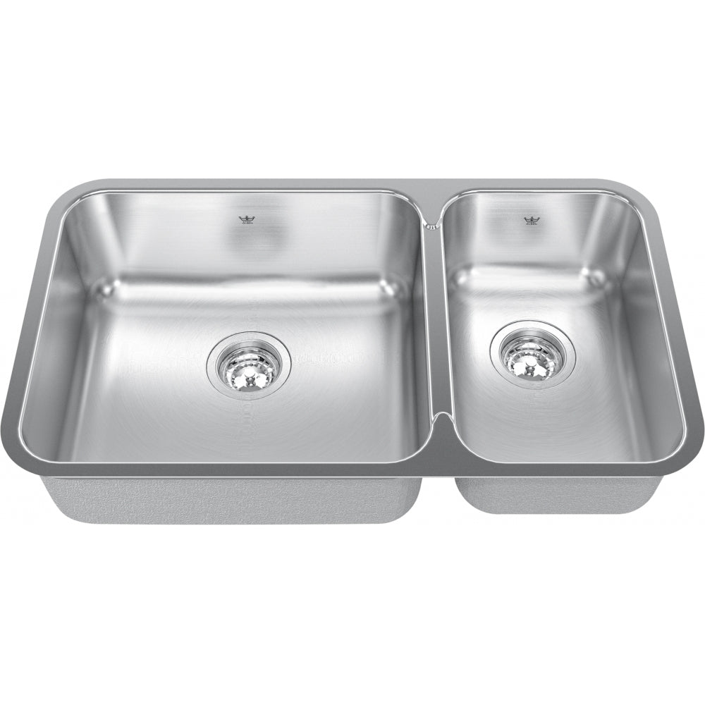 KINDRED Steel Queen Undermount Sink QCUA1831R-8