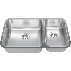 KINDRED Steel Queen Undermount Sink QCUA1831R-8