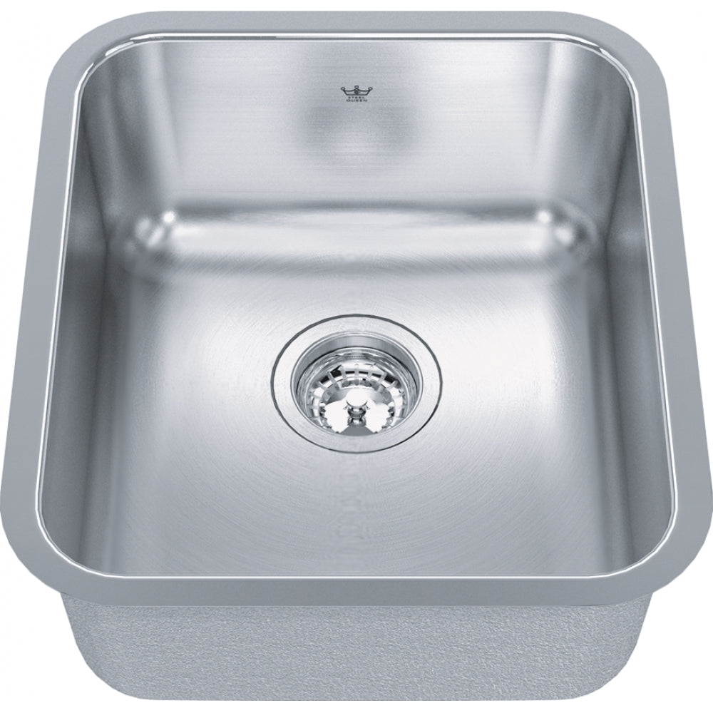 KINDRED Steel Queen Undermount Sink QSUA1816-8