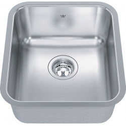 KINDRED Steel Queen Undermount Sink QSUA1816-8
