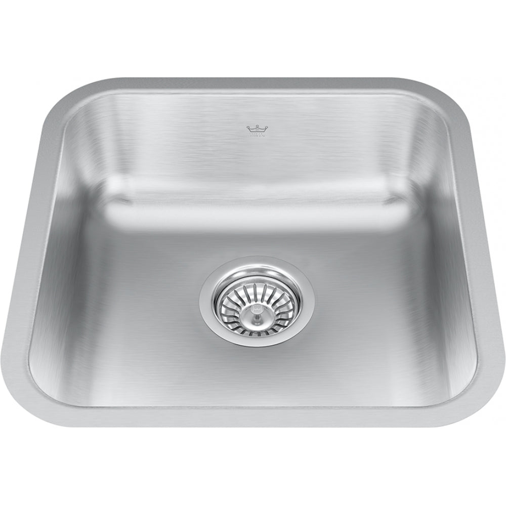 KINDRED Steel Queen Undermount Sink QSUA1816-8