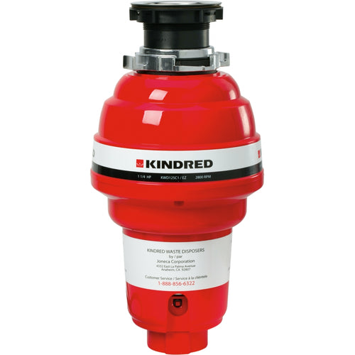 KINDRED 1 1/4 HP Food Waste Disposer KWD125C1-EZ