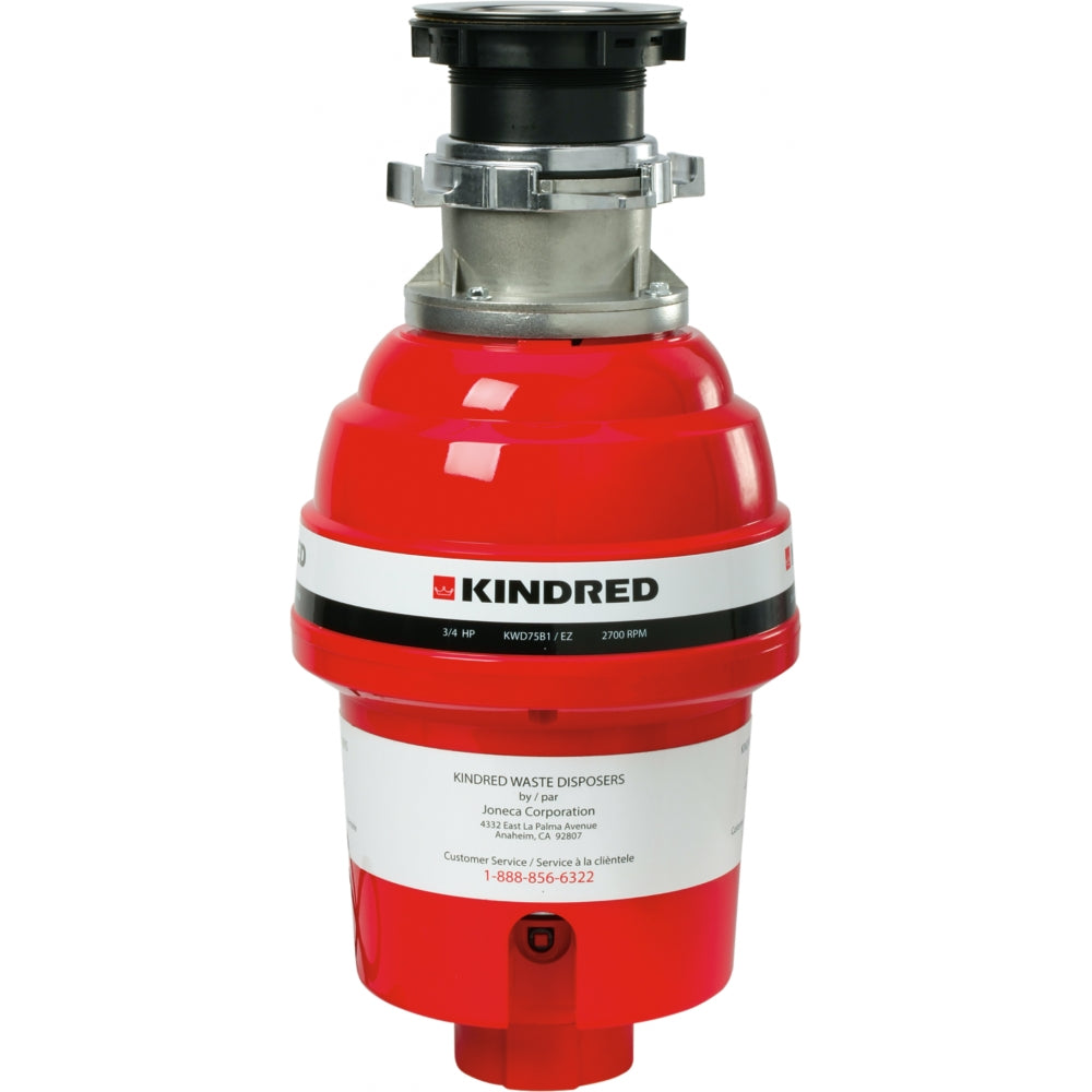 KINDRED 3/4 HP Food Waste Disposer - KWD75B1-EZ