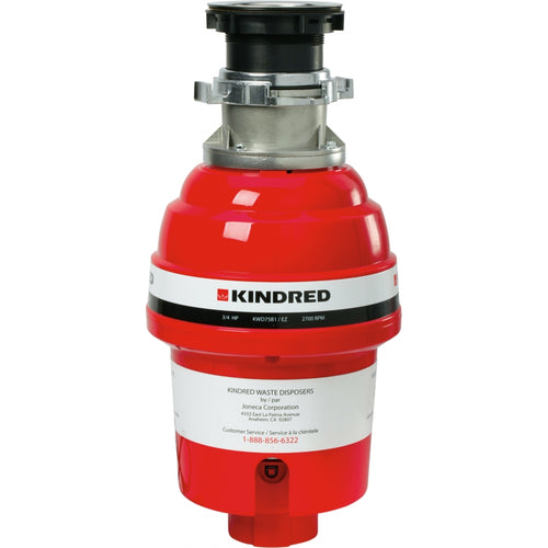 KINDRED 3/4 HP Food Waste Disposer - KWD75B1-EZ