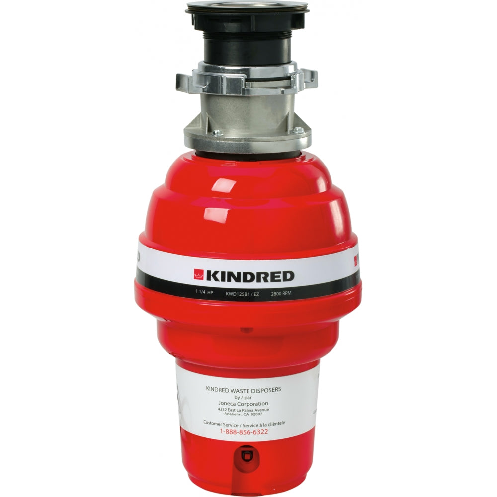 KINDRED 1 1/4 HP Food Waste Disposer KWD125B1-EZ