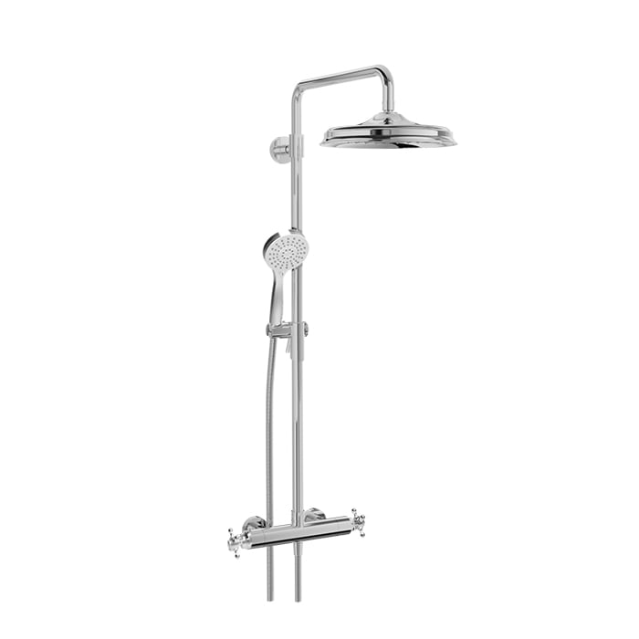Baril Complete thermostatic shower kit on column