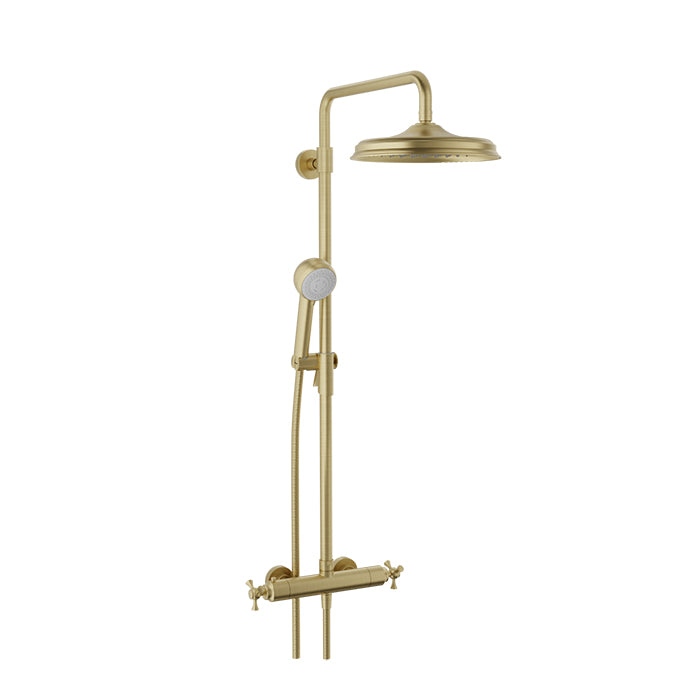 Baril Complete thermostatic shower kit on column