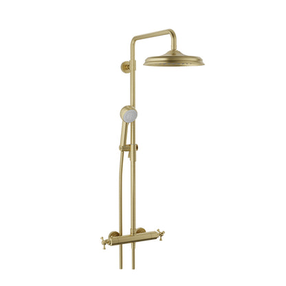 Baril Complete thermostatic shower kit on column