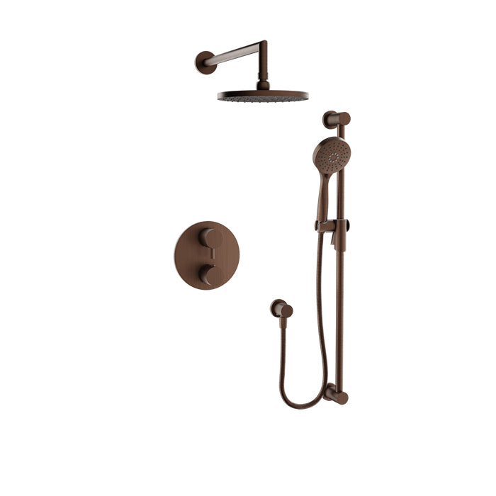 Baril Complete thermostatic pressure-balanced shower kit