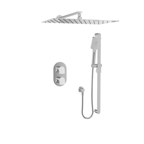 Baril Complete thermostatic pressure-balanced shower kit