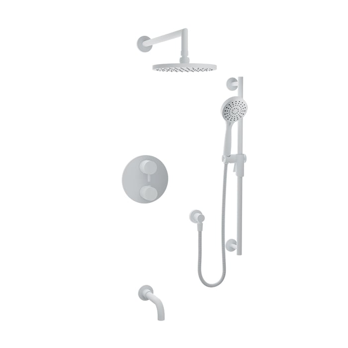 Complete thermostatic pressure-balanced shower kit Collection: ZIP B66